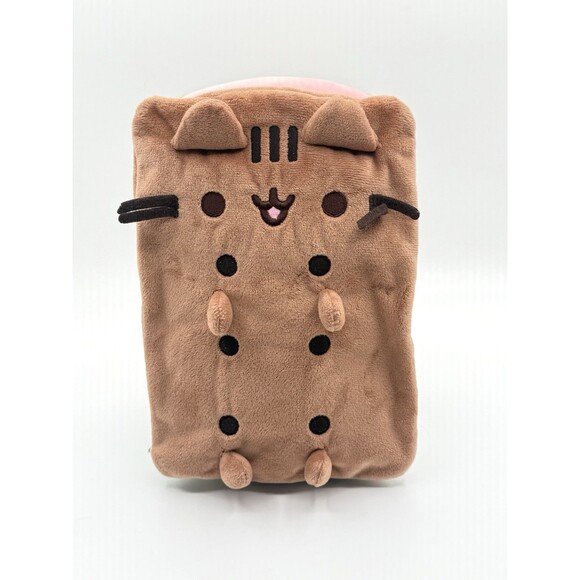 Gund PUSHEEN NEAPOLITAN ICE CREAM SANDWICH Plush 9.5-Inch Cat Stuffed Toy - Picture 1 of 4